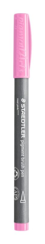 Флумастер Staedtler Pigment Brush 371, розов 208 - Image 2