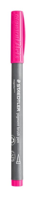 Флумастер Staedtler Pigment Brush 371, магента 20 - Image 2