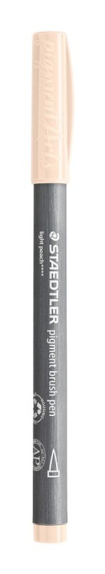 Флумастер Staedtler Pigment Brush 371,праскова 431 - Image 2