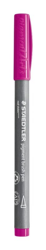 Флумастер Staedtler Pigment Brush 371, лилав 61 - Image 2