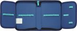 Несесер UEFA 1 цип, 2 прегради, празен, 21x4x14cm, син - Image 3