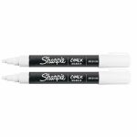 Тебеширен маркер Sharpie, бл.2, бял - Image 2