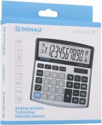 Настолен калкулатор Donau Tech 4101, 10 разряда, сребро - Image 3