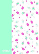 Тетрадка с телчета А5, 60л, PP, ШР, БГ, Blossom - Image 3