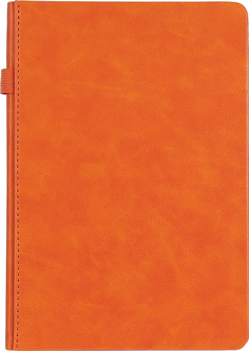 7076409 Бележник Ponte A5, линиран, 192 страници , ОРАНЖЕВ - Image 1