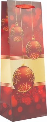 Подаръчна торбичка XMAS Special Bottle, 13x36x9cm - Image 2