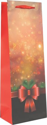 Подаръчна торбичка XMAS Special Bottle, 13x36x9cm - Image 3
