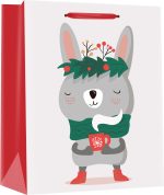 Подаръчна торбичка XMAS M, 71220, 17.8x22.9x9.8cm - Image 2
