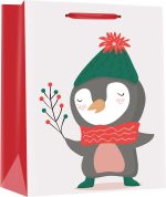 Подаръчна торбичка XMAS M, 71220, 17.8x22.9x9.8cm - Image 4