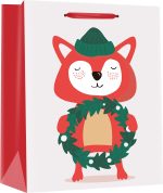 Подаръчна торбичка XMAS M, 71220, 17.8x22.9x9.8cm - Image 5
