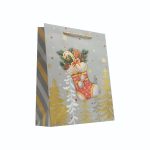 Подаръчна торбичка XMAS Deluxe L, 26x32x10 cm - Image 2
