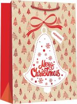Подаръчна торбичка XMAS Deluxe M,18x23x10 cm - Image 3