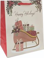 Подаръчна торбичка XMAS Large, 26x32x12 cm, 71843 - Image 4