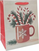 Подаръчна торбичка XMAS Large, 26x32x12 cm, 71843 - Image 5