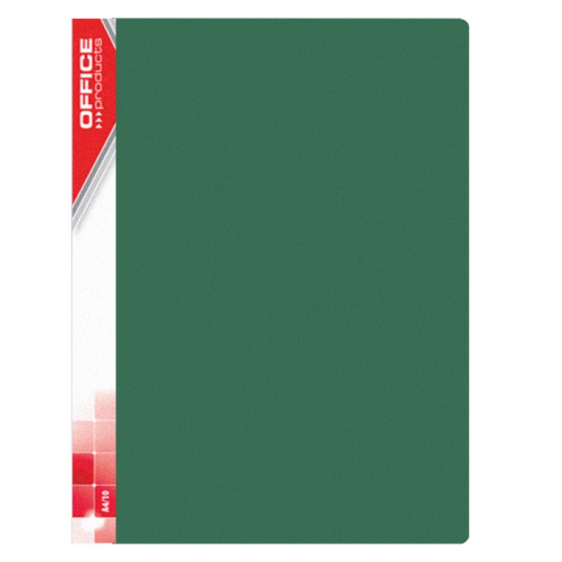 Папка Office Products с 20 джоба, зелен - Image 1