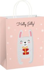 Подаръчна торбичка XMAS Eco white Large, 26x35x8 cm - Image 2