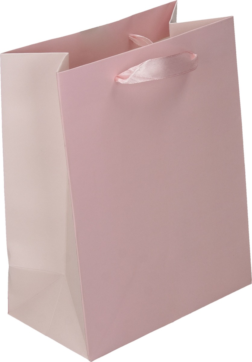 75074-2 Подаръчна торбичка Deluxe Medium, 18x23x10cm, розова - Image 1