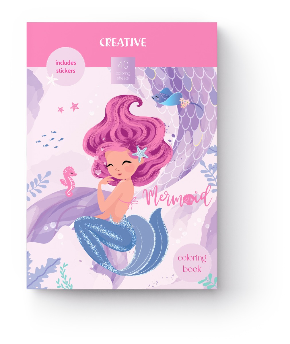 75299 Книжка за оцветяване. Creative Children, 40 стр, Girls - Image 1