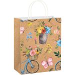 Подаръчна торбичка Eco Special Large Flowers, 26.5x33x13cm
