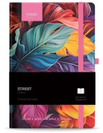 Бележник с ластик B5 Street, твърда корица, 96 листа, PETAL - Image 2