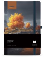 Бележник с ластик B5 Street, твърда корица, 96 листа, SERENITY - Image 2