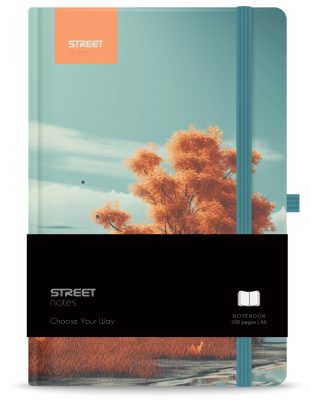 Бележник с ластик A6 Street, твърда корица, 96 листа, ENCHANTED - Image 2