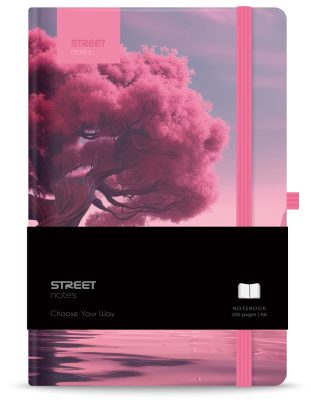 Бележник с ластик A6 Street, твърда корица, 96 листа, JOURNEY - Image 2