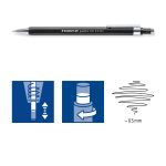 Автоматичен молив Staedtler 778, 0.5 mm, черен - Image 7