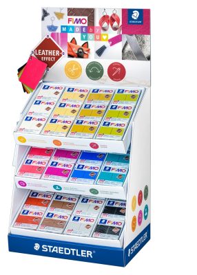 Дисплей глина Staedtler Fimo Leather, 72бр x 57g