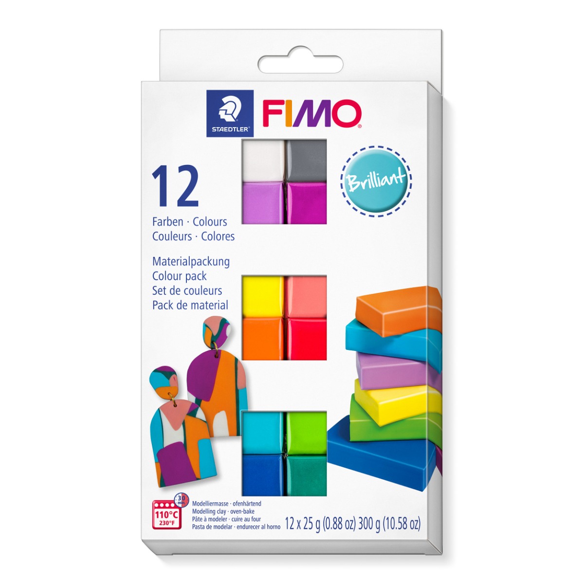 8023_c12-2_web_main_picture_hauptbild Комплект глина Staedtler Fimo Soft, 12цвята х 25g, Brilliant - Image 1