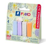 Комплет глина Staedtler Fimo Soft, 3+1 цвята х 25g, 8023-S2 P