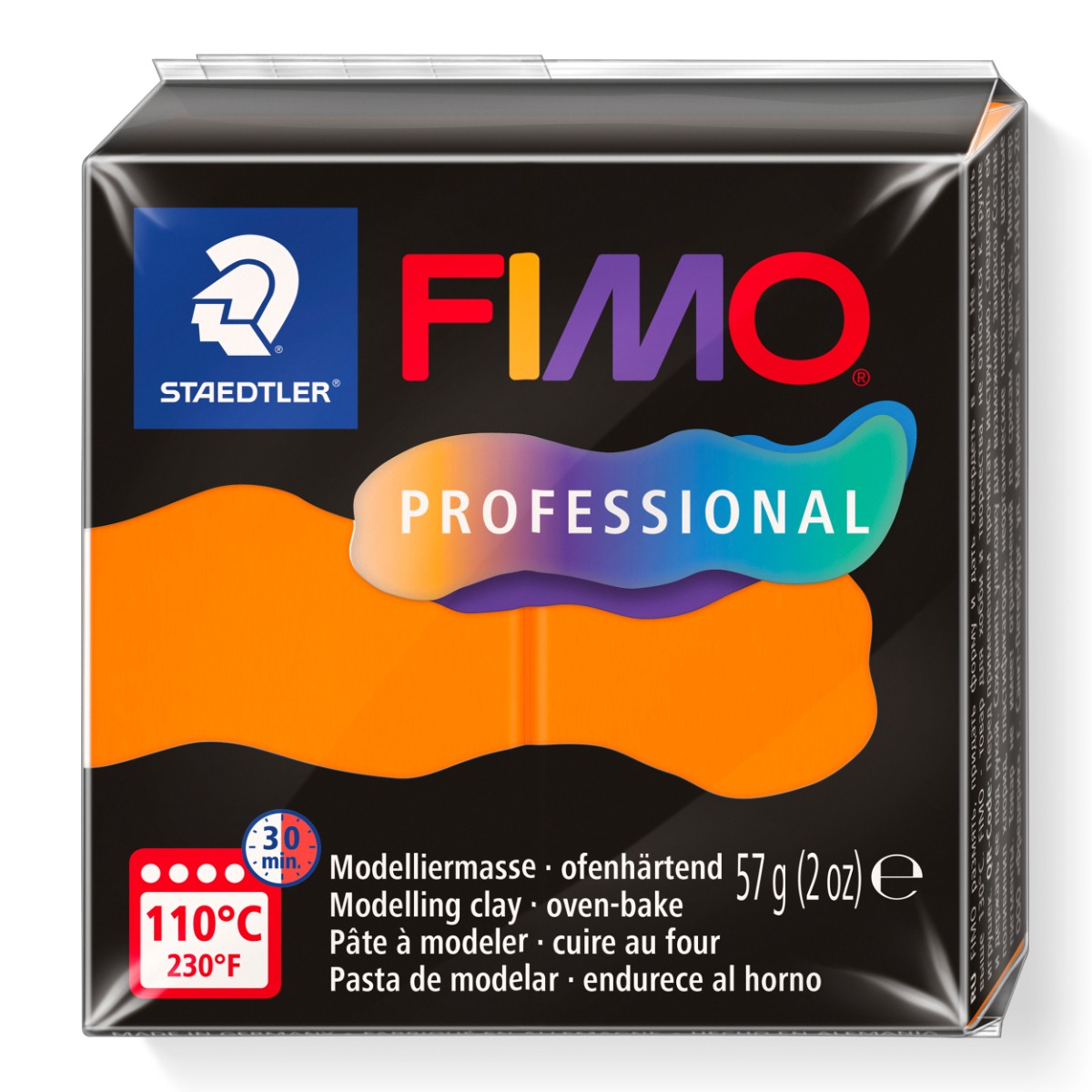 Полимерна глина Staedtler Fimo Profession,57g, ОРАНЖЕВ - Image 1