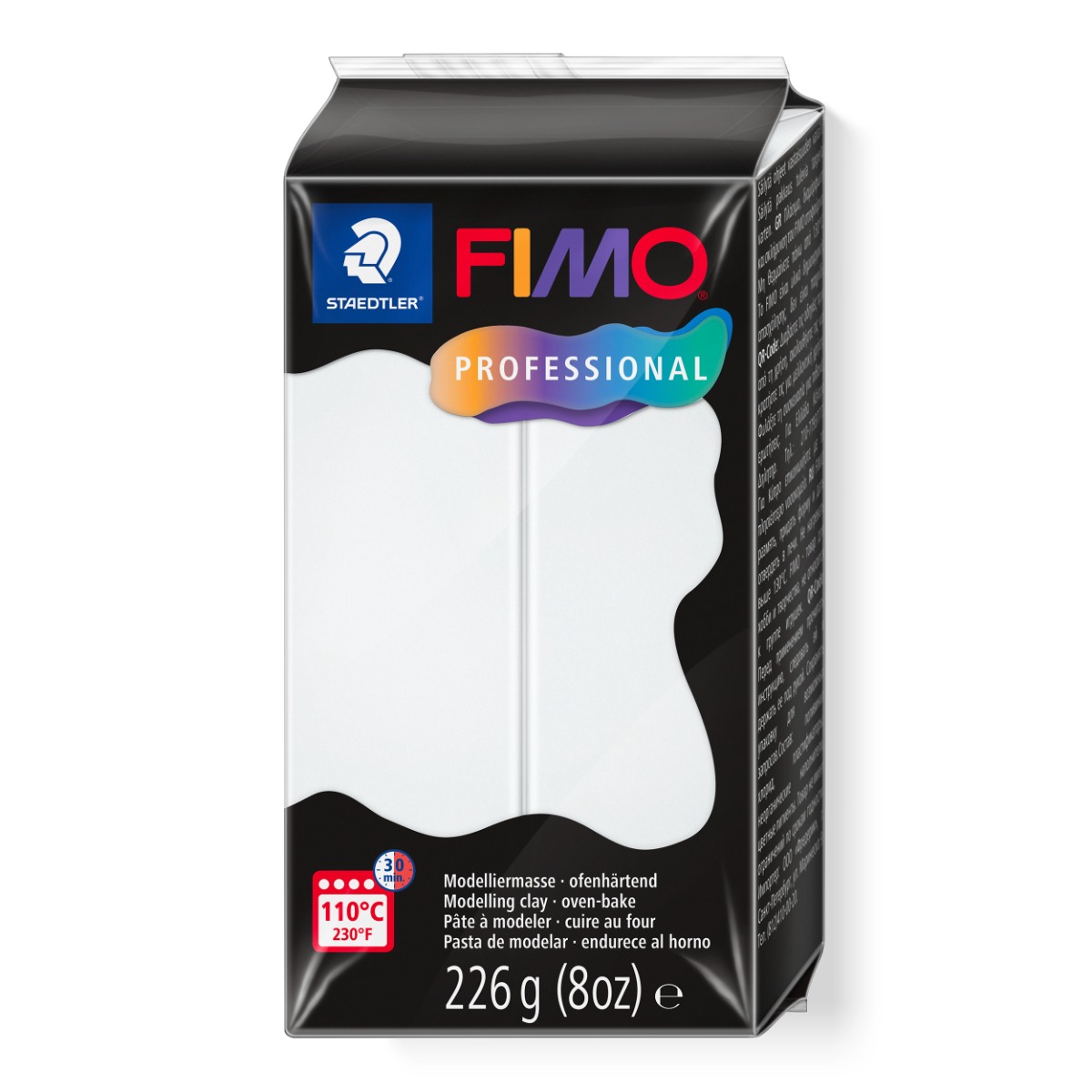 Полимерна глина Staedtler Fimo Prof, 226g, БЯЛ - Image 1