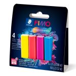 Комплет глина Staedtler Professional, 4 цвятах25g, ОСНОВНИ ЦВЕТОВЕ