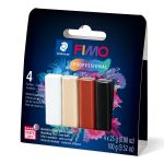 Комплект глина Staedtler Professional, 4 цвята х 25g, НАТУРАЛНИ ЦВЕТОВЕ