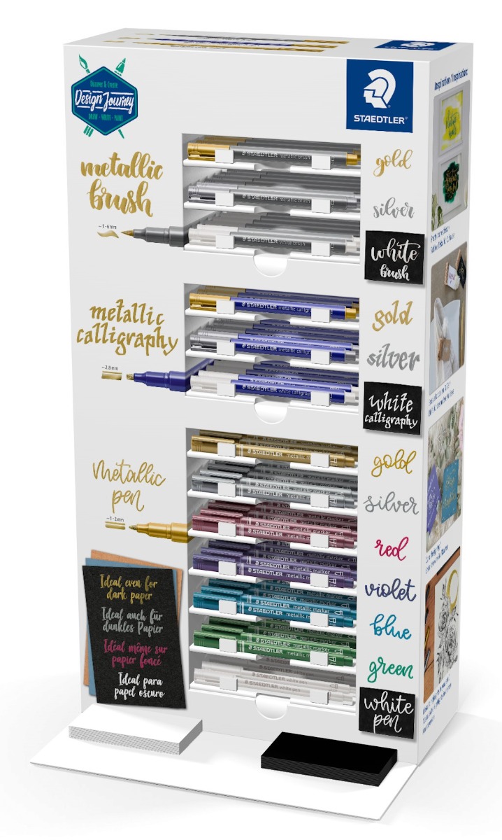 832-sca130_standard Дисплей маркери Staedtler Metallic, 130 броя - Image 1