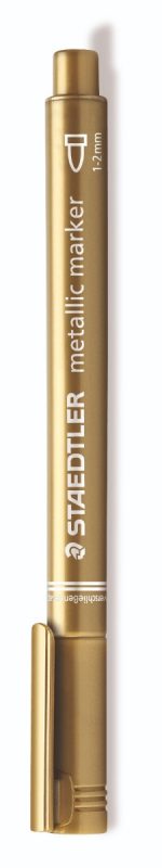 Маркер Staedtler Metallic, об връх, 1-2 mm,златист - Image 2