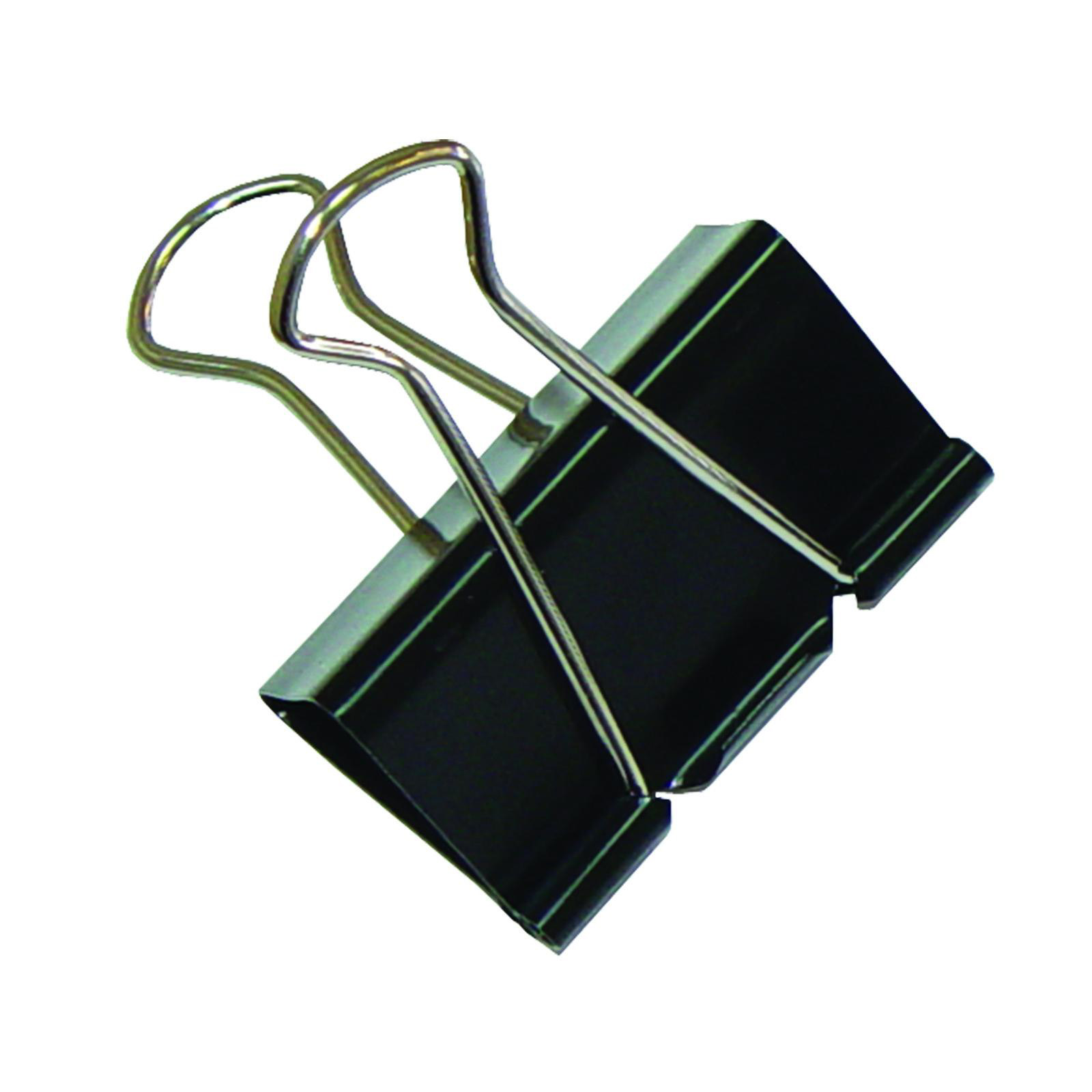 8330_7 Щипка Office Products, 32mm, черна - Image 1