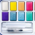 Акварелни бои Staedtler DJ, 12 цвята с четка - Image 3