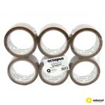Опаковъчна лента Octopus 48mm х 50m, КАФЯВА - Image 2