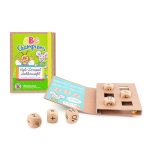 Образователна игра с дървени зарове Trendhaus ABC