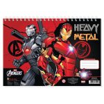 Скицник със спирала А4, 30л, Avengers