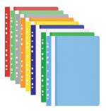 Папка Office Products с прозрачно лице европерф, жълта - Image 2