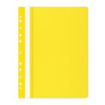 Папка Office Products с прозрачно лице европерф, жълта