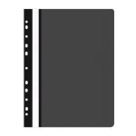 Папка Office Products с прозрачно лице европерф,черна