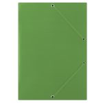 Картонена папка Donau с ластик 400g,3 капака,зелен