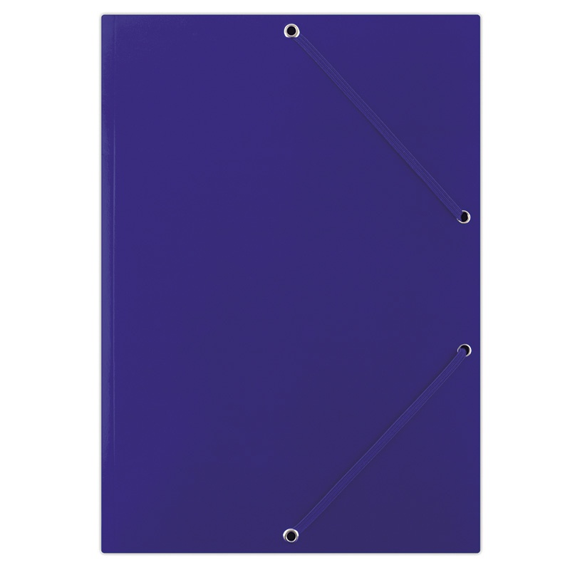 file_6 Картонена папка Donau с ластик 400g,3 капака,синя - Image 1