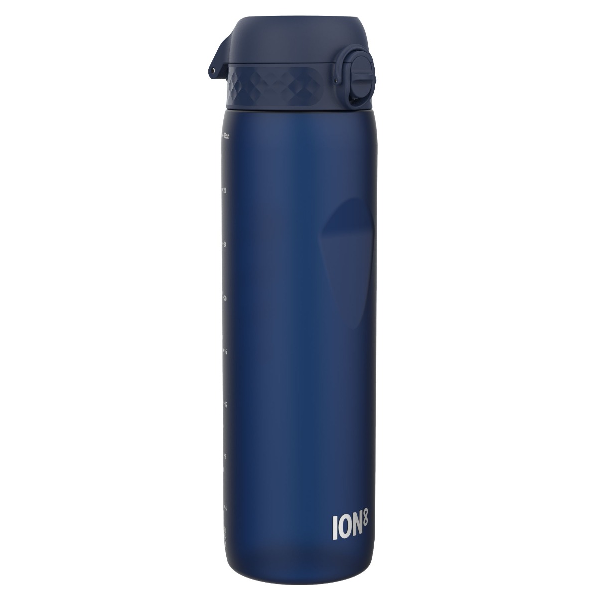 i8rf1000nav Бутилка за вода Ion8 Core, рециклирана пластмаса 1000ml, тъмносин - Image 1