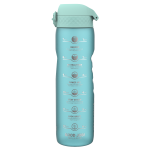 Бутилка за вода Ion8 Mot., рециклирана пластмаса,1000ml, Sonic blue