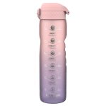 Бутилка за вода Ion8 Motivator, рециклирана пластмаса,1000ml, Peri/Rose - Image 3